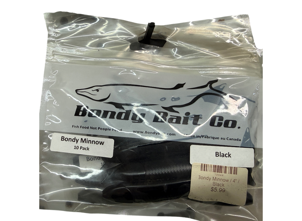 Original Bondy 4" Minnow - Black