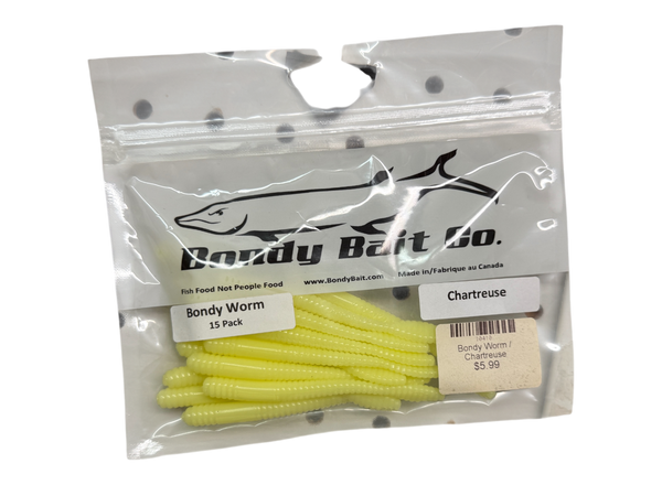 Original Bondy Worm - Chartreuse
