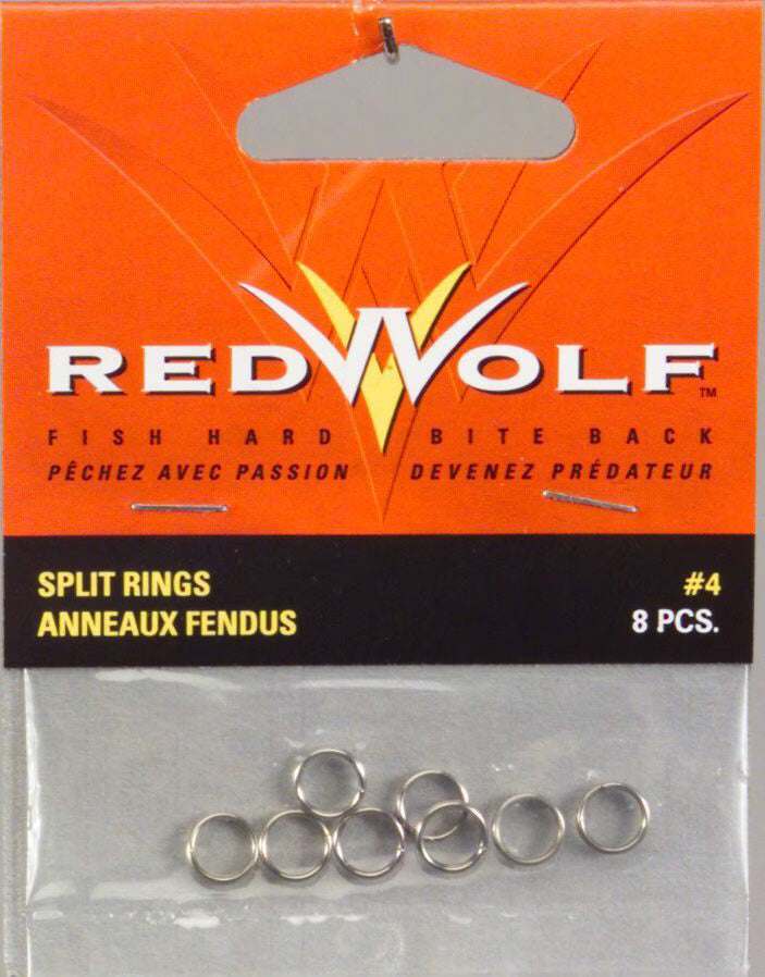 Red Wolf Split Rings